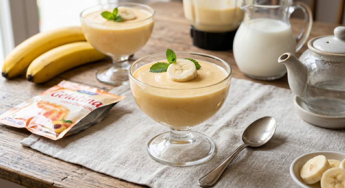 Bavaroise de Banana e Pêssego