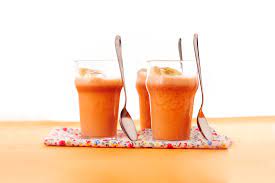 Bavaroise de Banana y Durazno