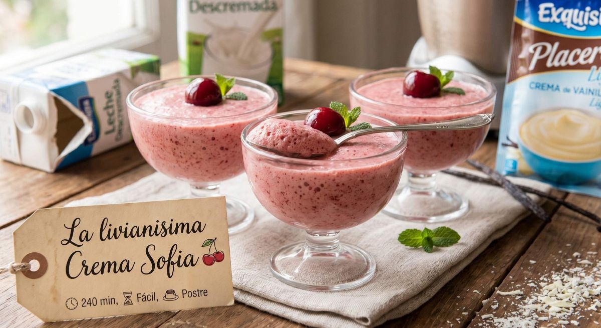 A levíssima Creme Sofia