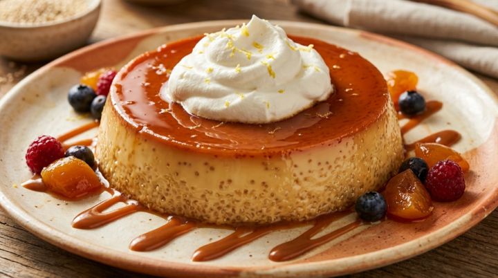 Flan Casero de Quinoa