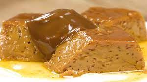 Flan de dulce de leche