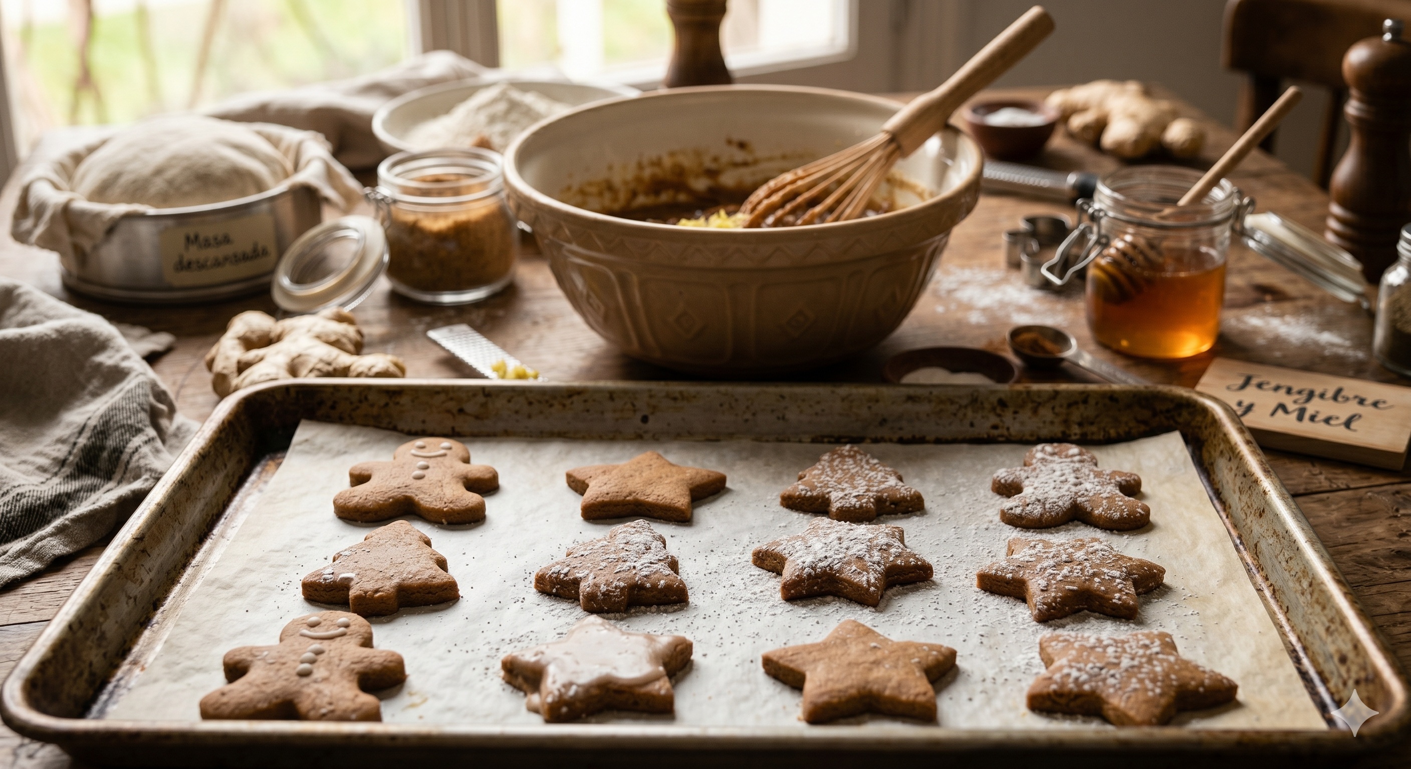 Galletitas de Jengibre y Miel