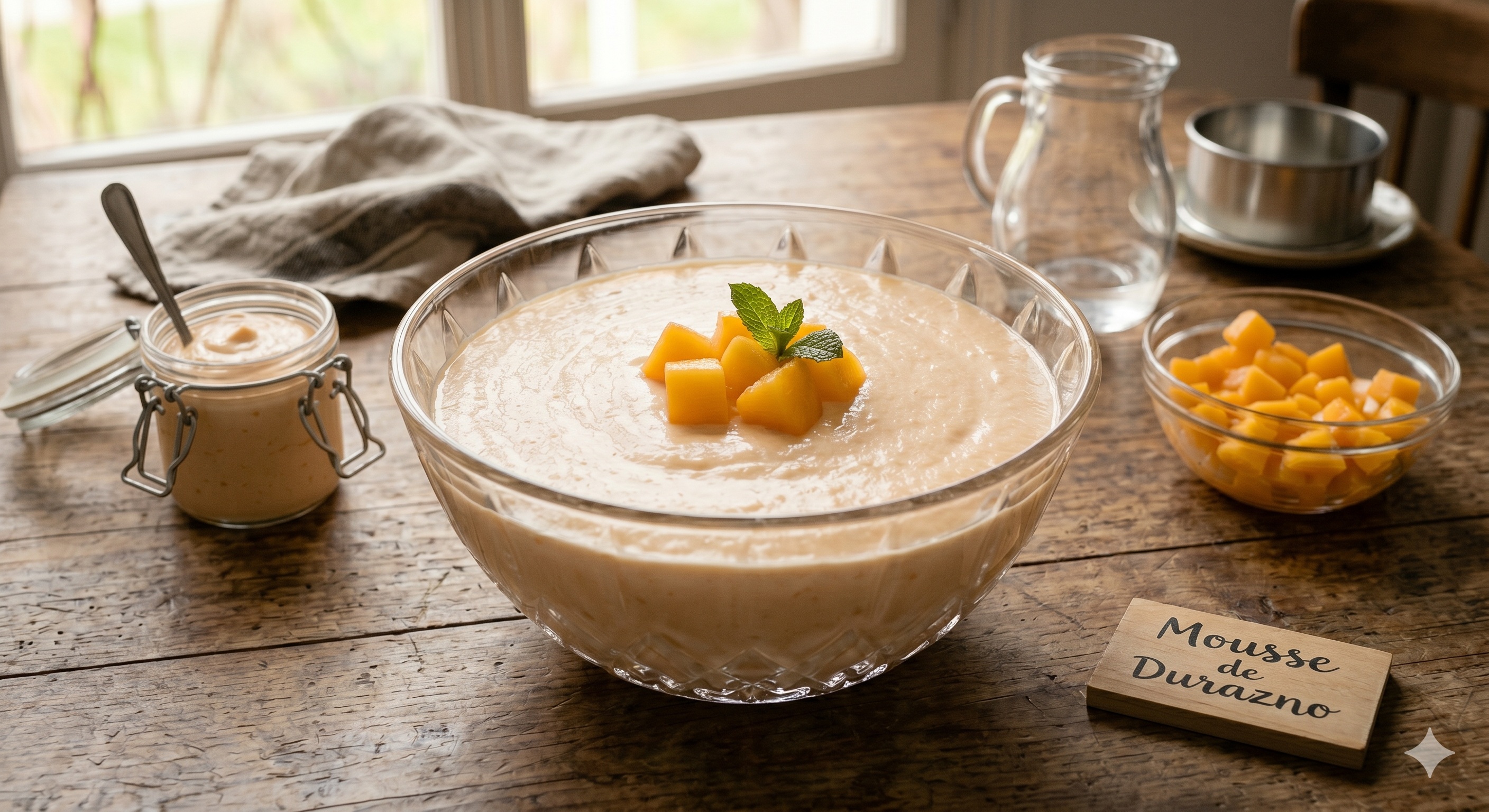 Mousse de Durazno Suave